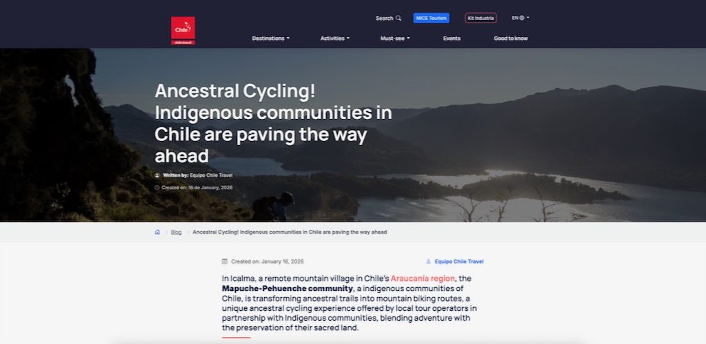 Ancestral Cycling! Indigenous communities in Chile are paving the way ahead